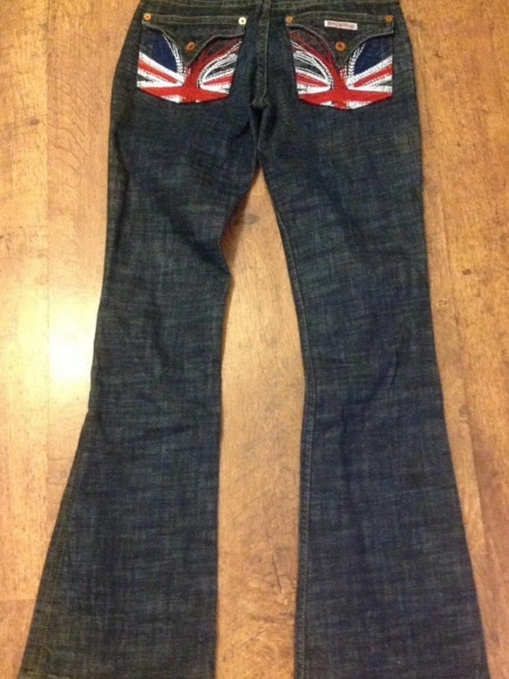 Hud Son Hudson flare womens denim jeans size 29x35 #11 made in USA - Picture 4 of 10